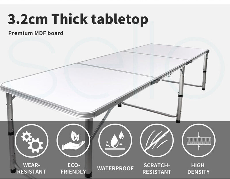 Levede Camping Table Foldable 180cm