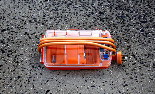 Caravan camping Ampfibian RV Plus 15A to 10A Converter Adapter Waterproof RCD