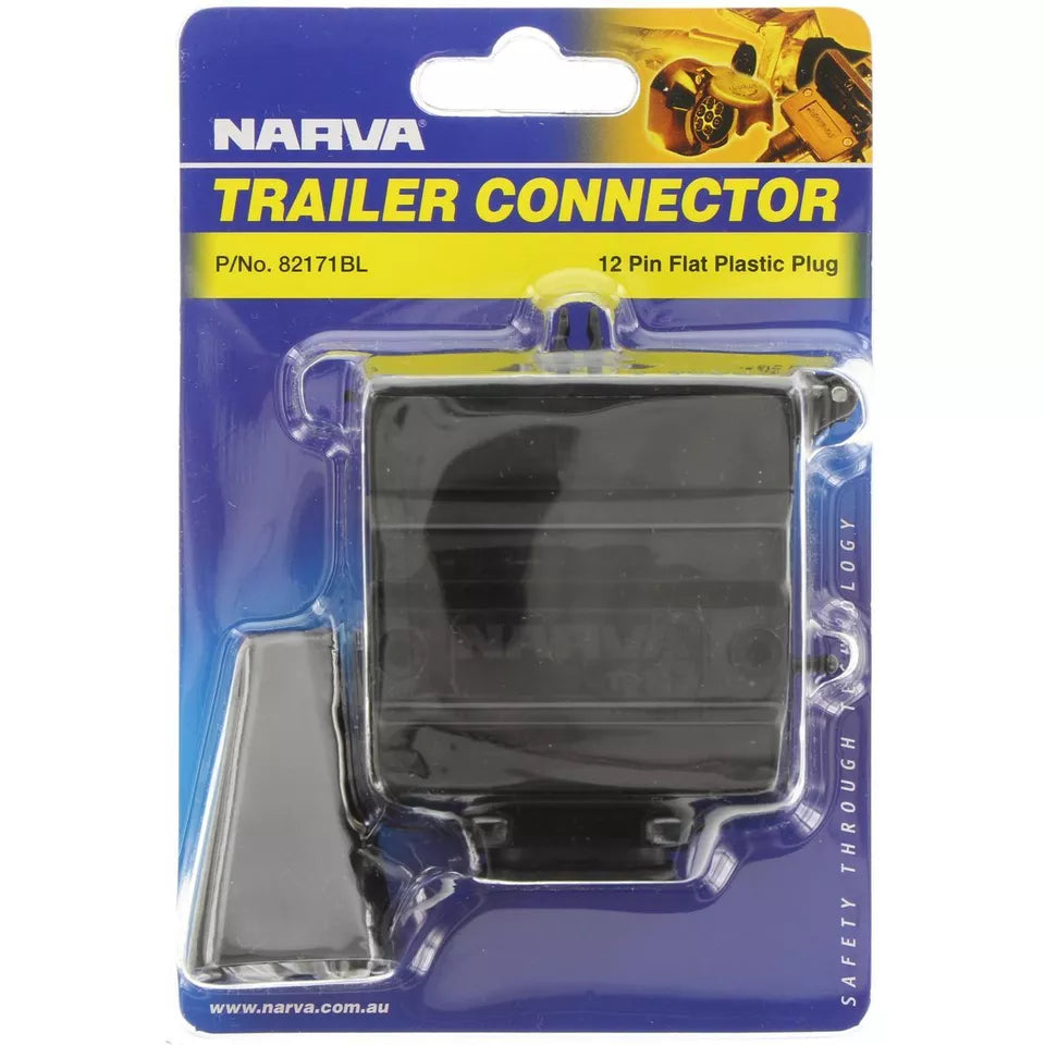 Narva 12 Pin Flat Trailer Plug - RV Online