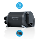Truma Combi D6 Diesel Heater and Hotwater System Kit with Black Cowl