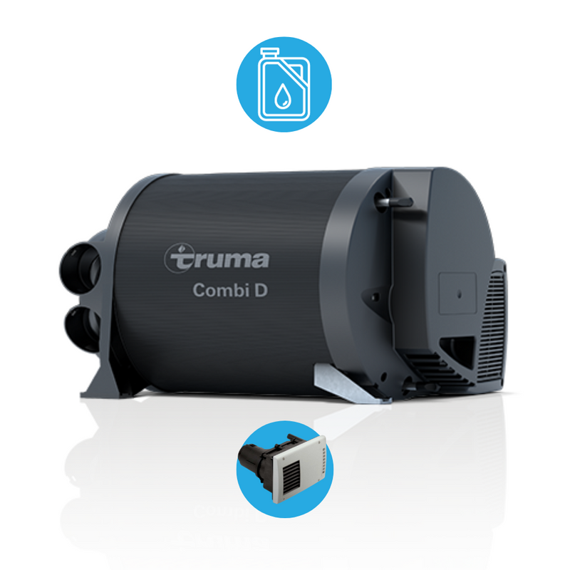 Truma Combi D6 Diesel Heater with White Cowl