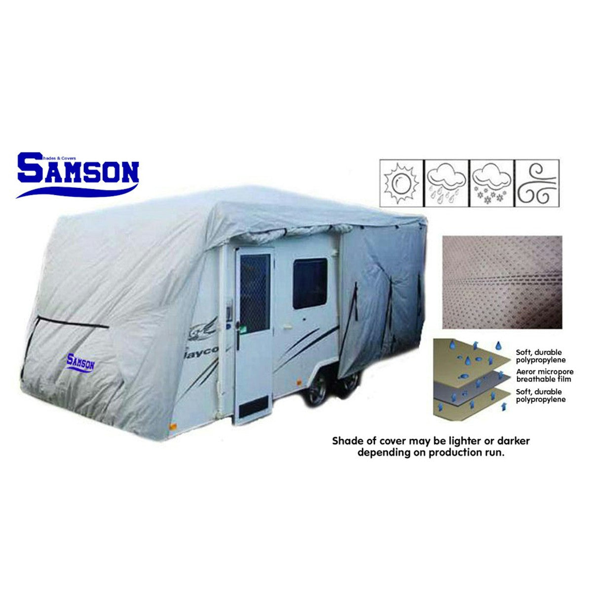 Samson Heavy Duty Caravan Cover 26-29ft - RV Online