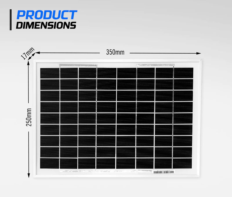 ATEM POWER 10W Solar Panel 12V