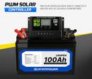 ATEM POWER 130W Solar Panel 12V With Regulator