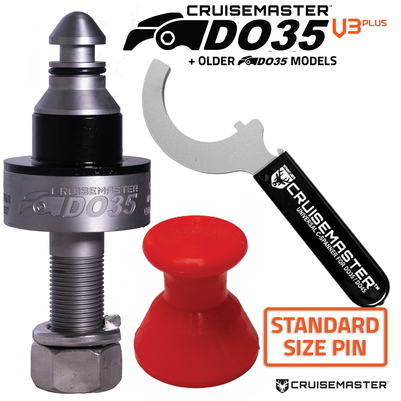 Cruisemaster Tow Pin DO35 Kit Standard 7/8" - 22mm Shank - RV Online