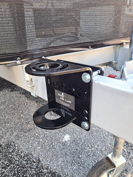 Black Jack - Electric Caravan Trailer Jack support - RV Online