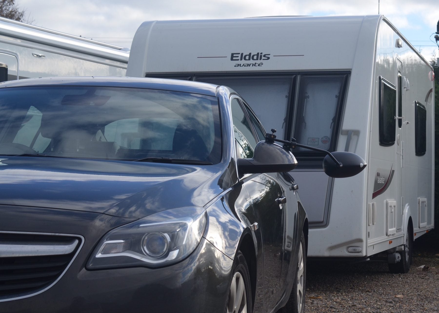 Milenco - Aero 3 Extra Wide Towing Mirrors Actual View RV Online