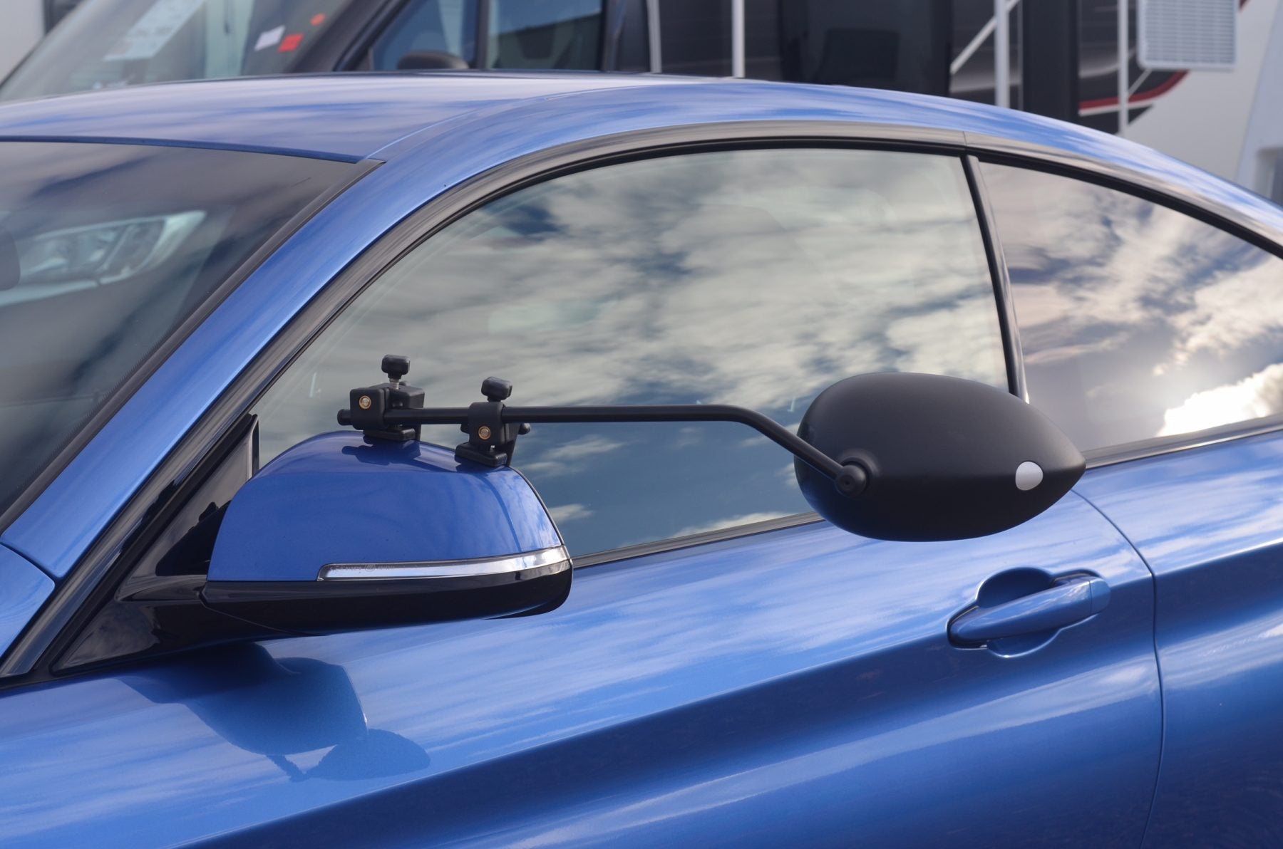 Milenco - Aero 3 Extra Wide Towing Mirrors Back View 2 RV Online