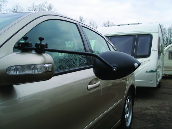Milenco - Aero 3 Extra Wide Towing Mirrors Back View 3 RV Online