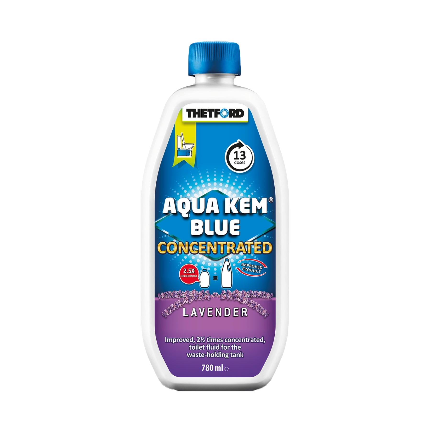 Thetford Aqua KEM Blue Concentrated 780ml - Lavender - RV Online