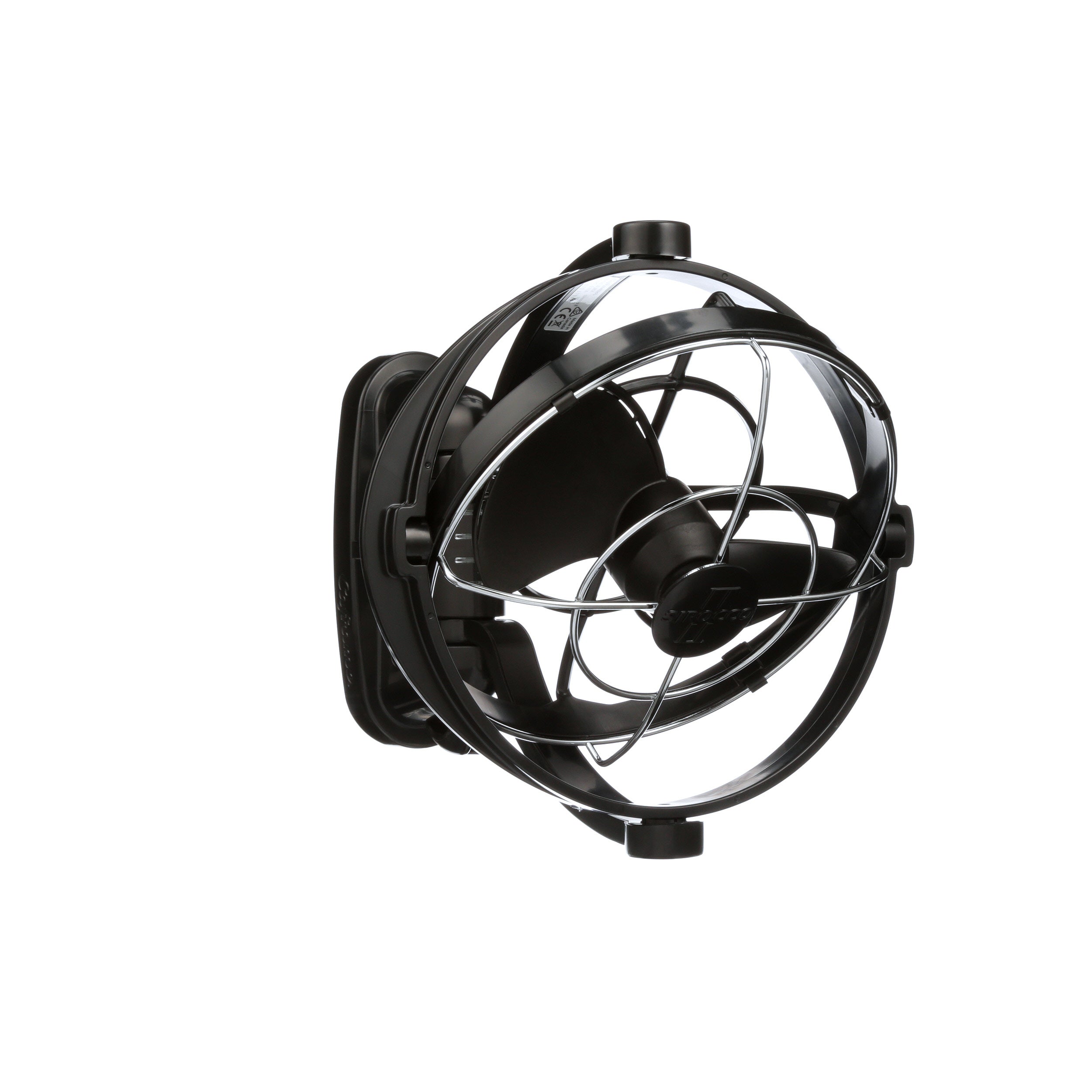 Sirocco II Fan 12v 24v - WHITE OR BLACK