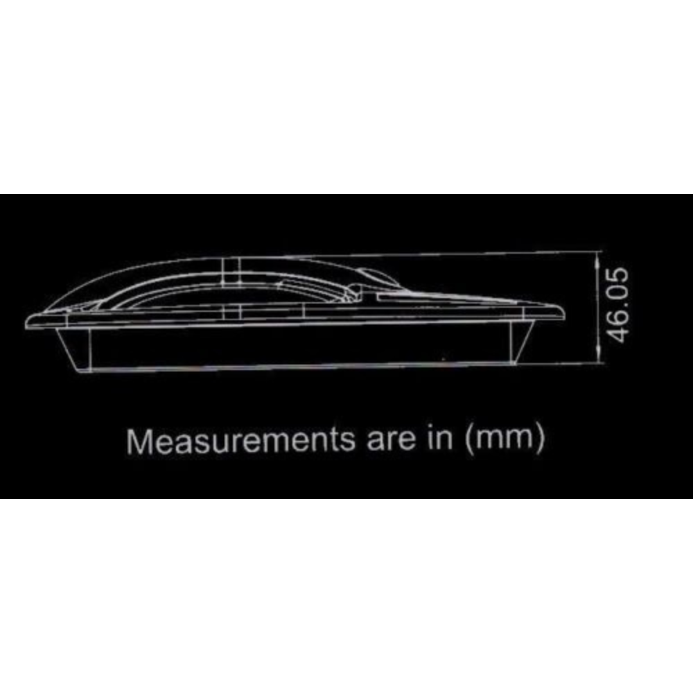 Camec LED grab handle with blue night light chrome-RV Online