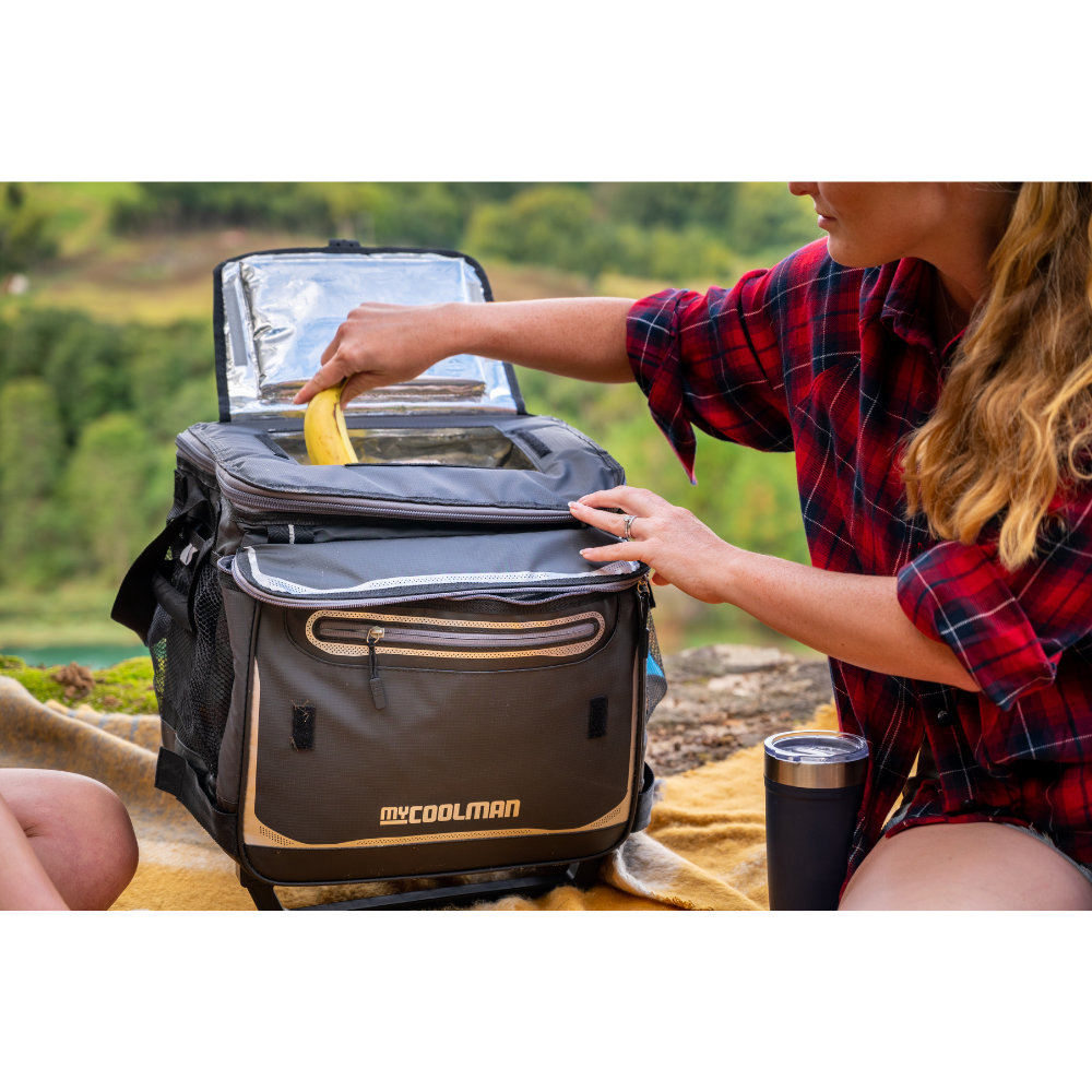 myCOOLMAN - 60 (50+10) Can Rolling Cooler 34L - RV Online