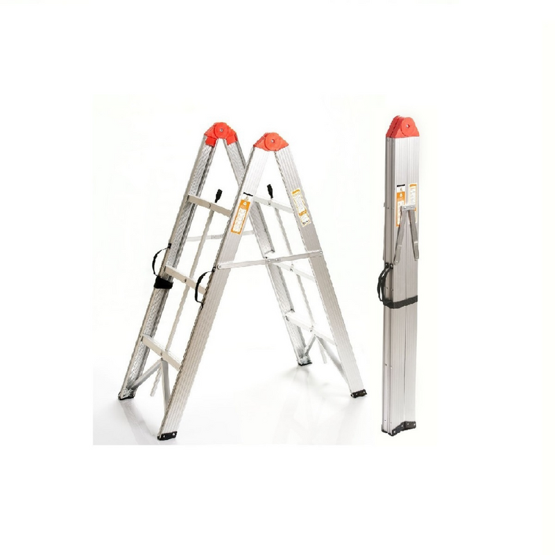 TRA - 3 Step Aluminum Collapsible Box Ladder