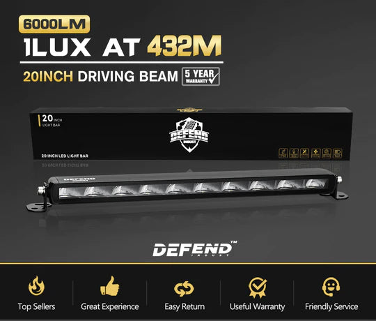 Defend Indust - LED Light Bar 20inch