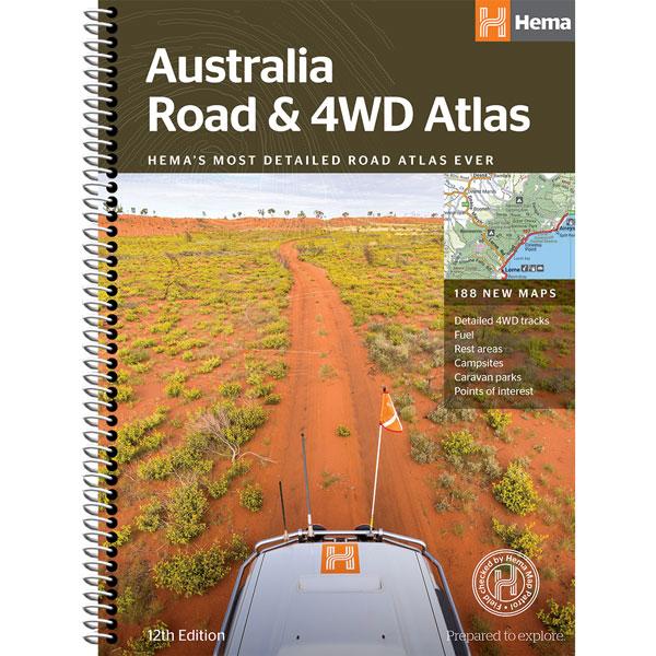Hema - Australia Road & 4WD Atlas (Spiral Bound) - RV Online