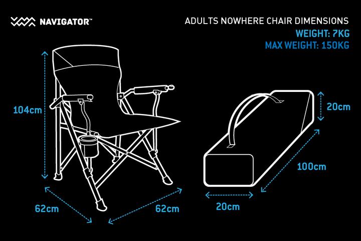 Navigator - Nowhere Chair - Adult Size - RV Online