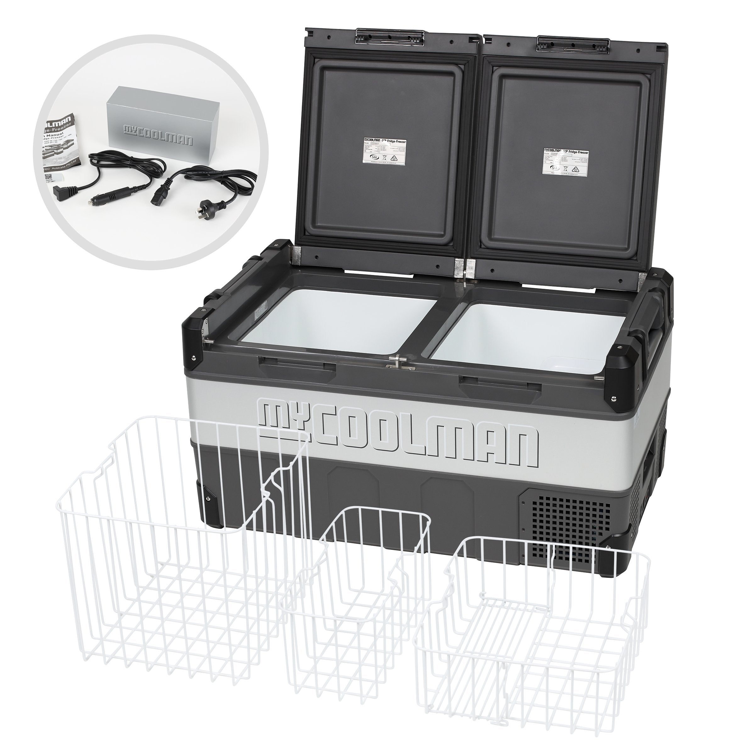 myCOOLMAN 85L 'The Adventurer' Portable Fridge/Freezer - CCP85DZ - RV Online