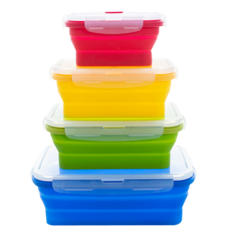 Supex Collapsible Rectangular Containers 4 Pack - RV Online