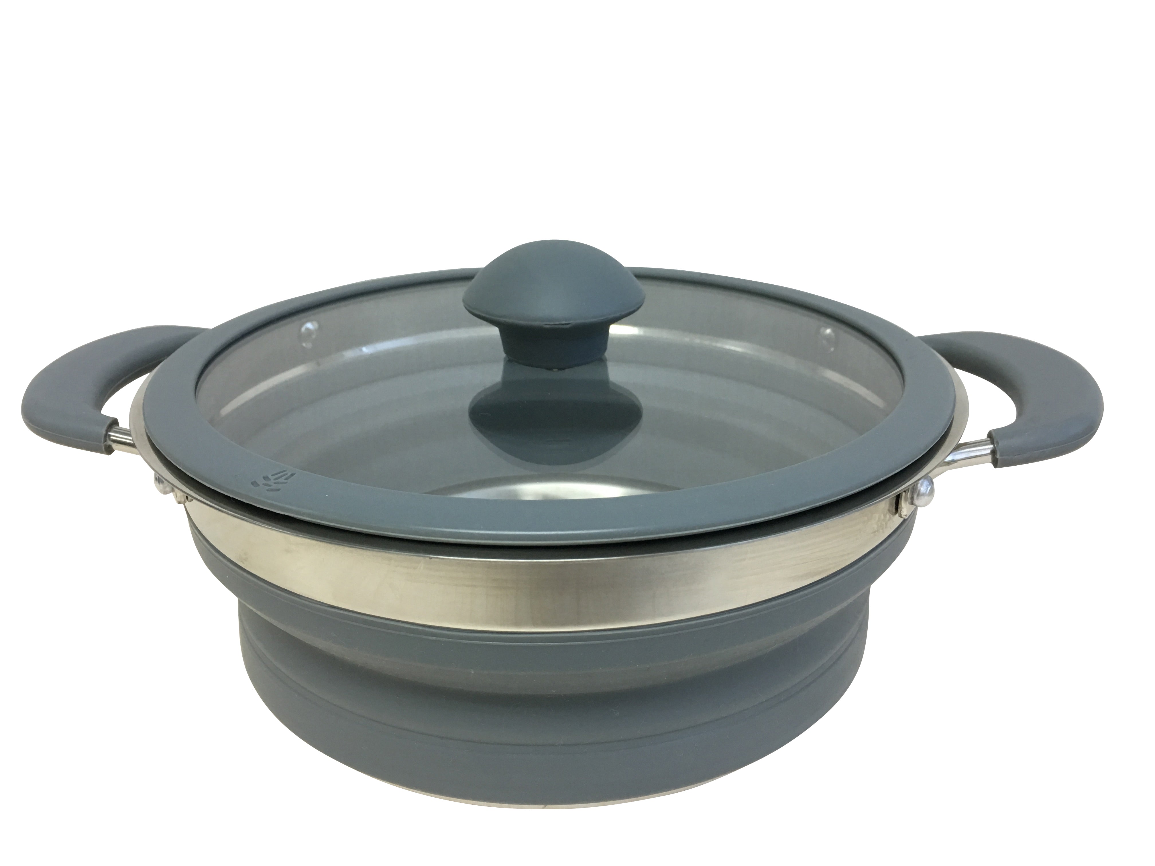 Supex - Collapsible Saucepan - Grey