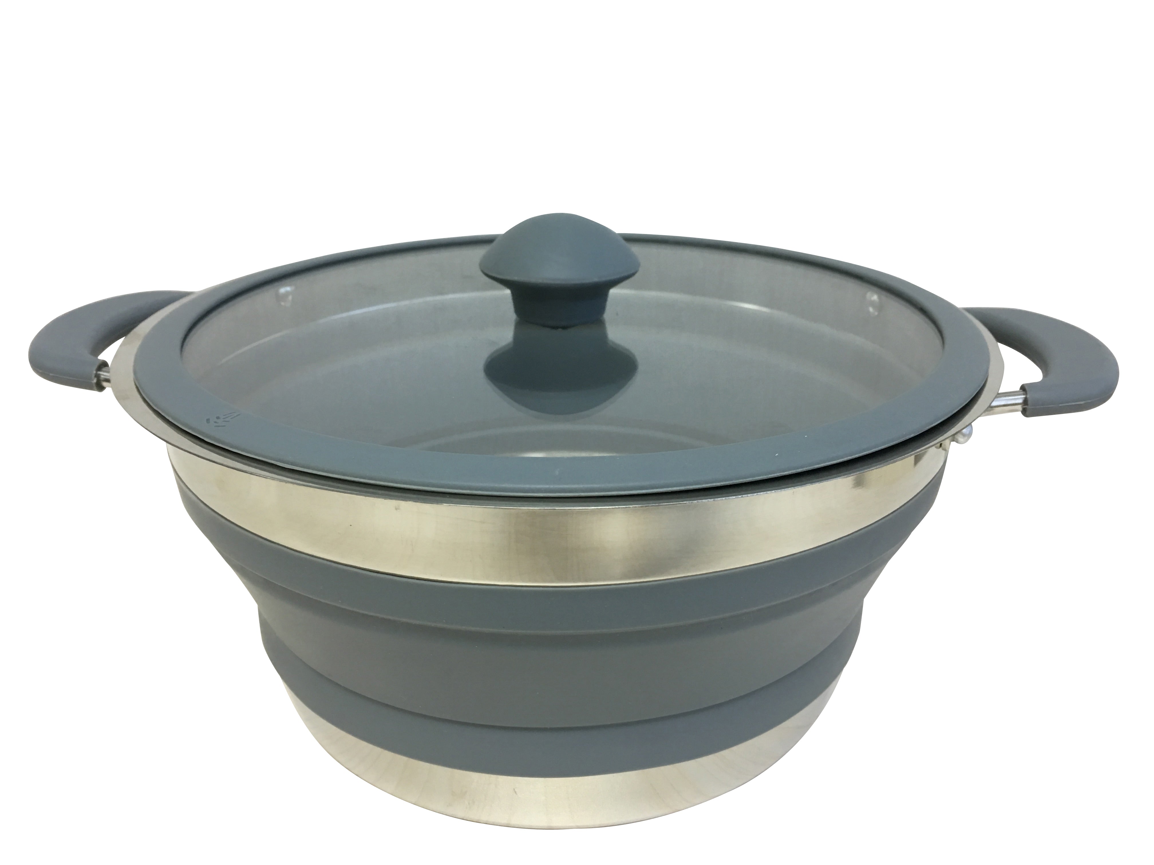 Supex - Collapsible Saucepan - Grey