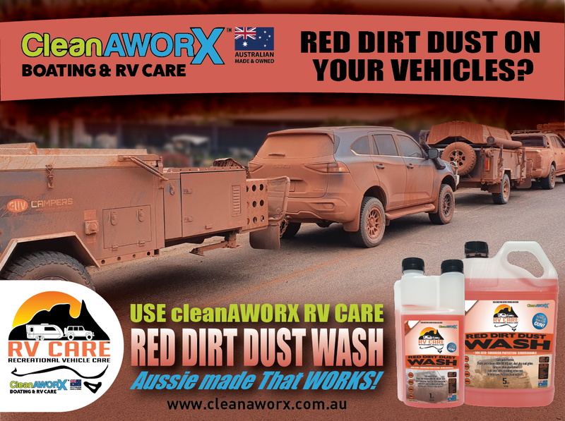 CleanAWORX - RV Care Red Dirt Dust Wash 5L - RV Online