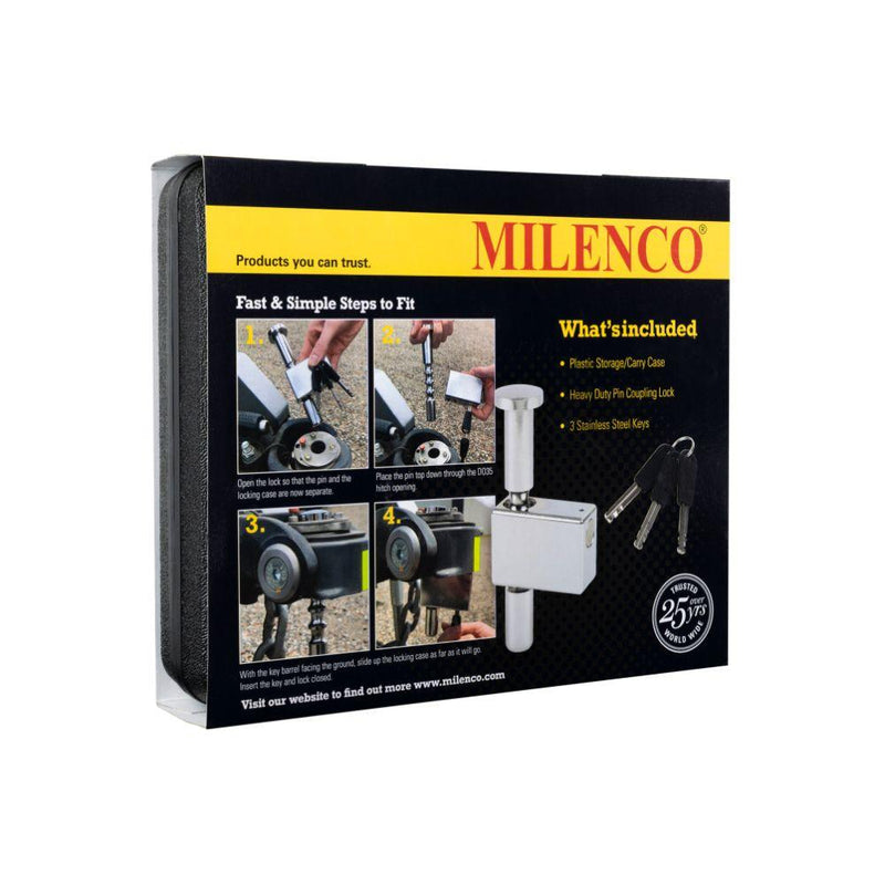 Milenco - DO35 Pin Coupling Lock Products RV Online