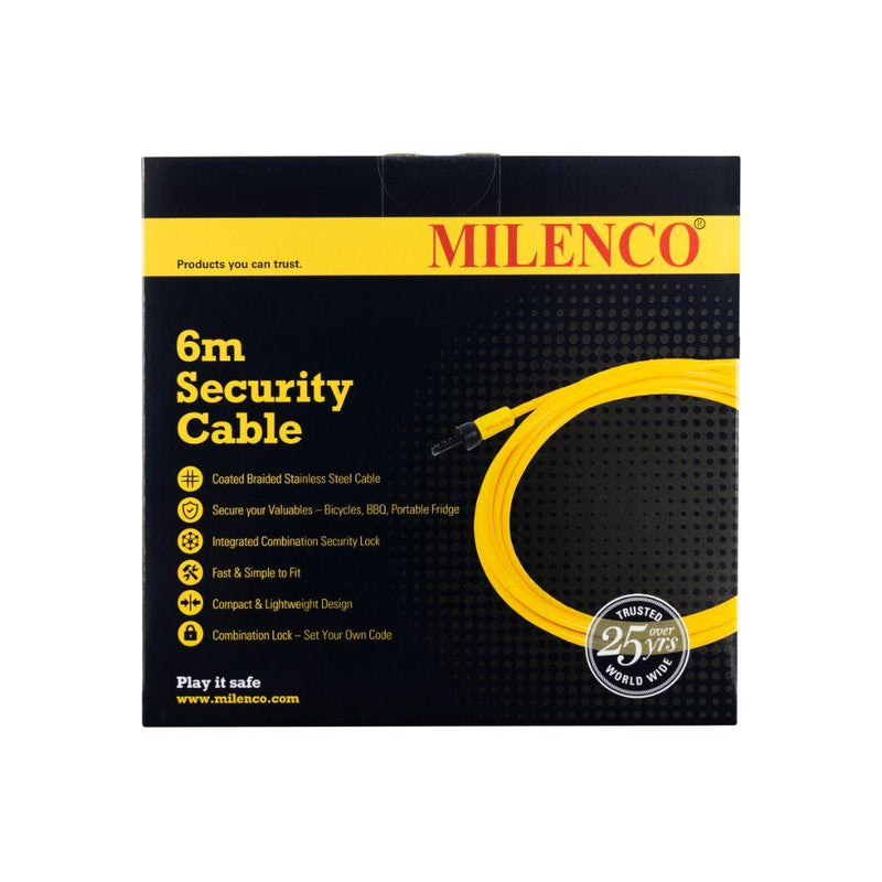Milenco - 6m Security Cable Quality  RV Online