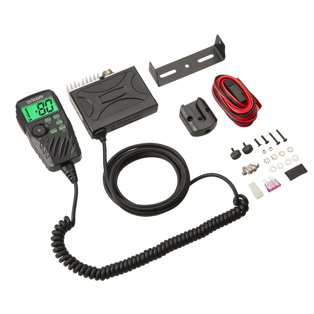 Oricom - UHF CB Radio - 80 Channel + 6.5dBi Antenna - UHF390 - RV Online