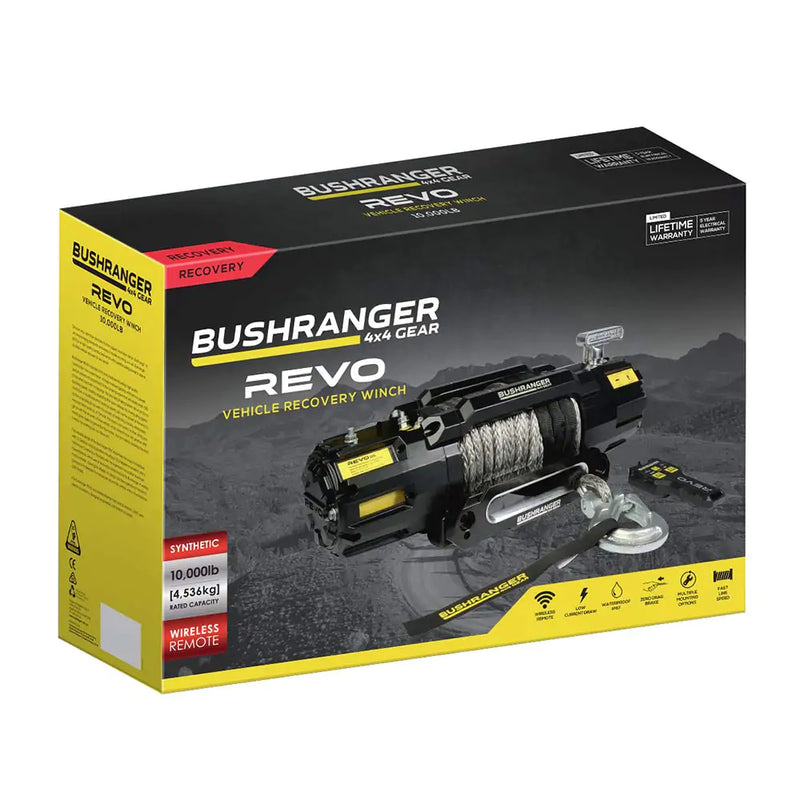 Bushranger - Revo Winch 10,000lb Synthetic - RV Online