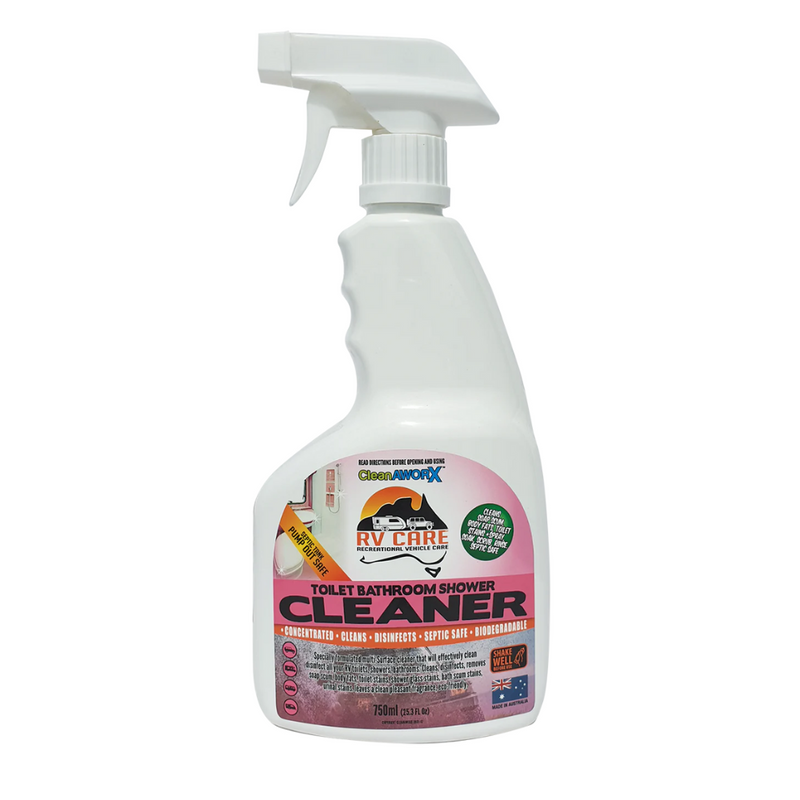 CleanAWORX - RV Care Toilet Shower Bathroom Cleaner Disinfectant 750 ml