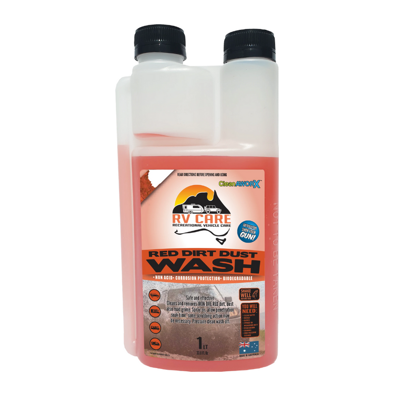 CleanAWORX - RV Care Red Dirt Dust Wash 1L