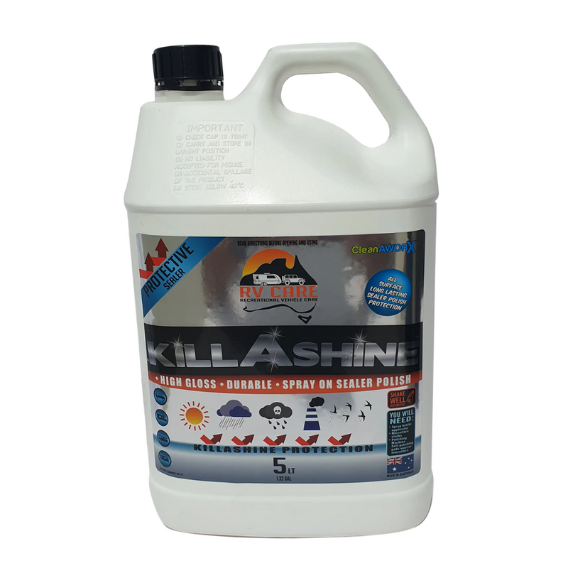 CleanAWORX - RV Care Killashine Durable High Gloss Sealer Polish and Protect 5L