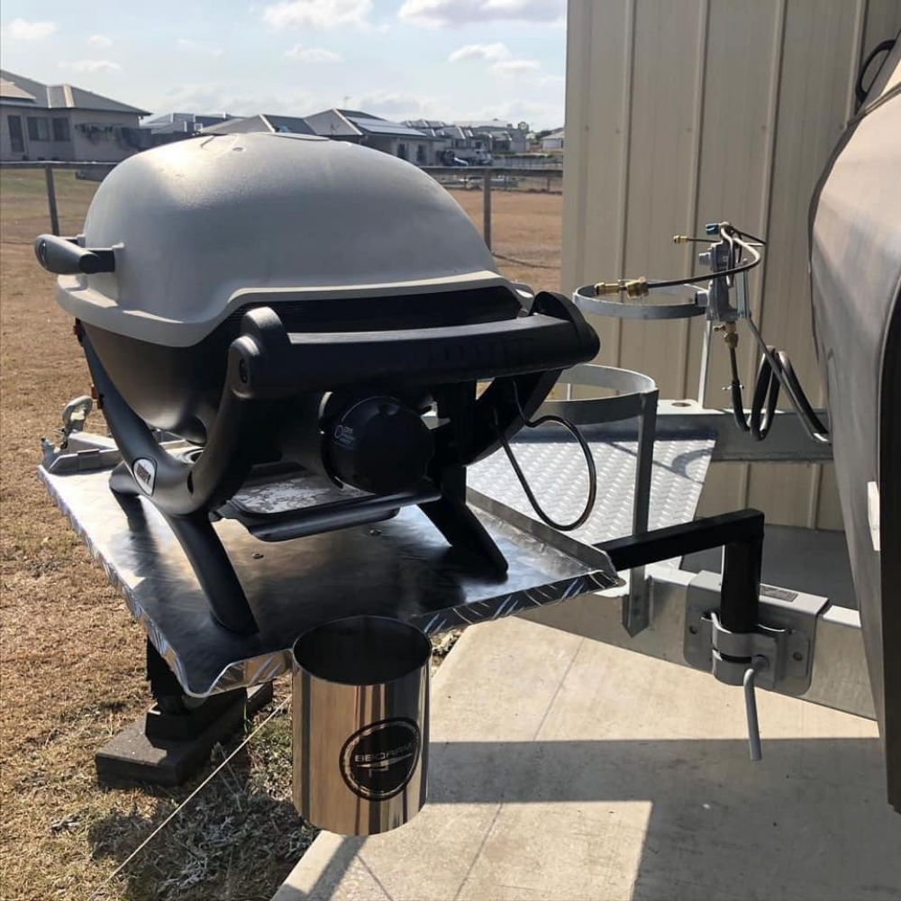 BBQARM Kit for Caravan or Trailer