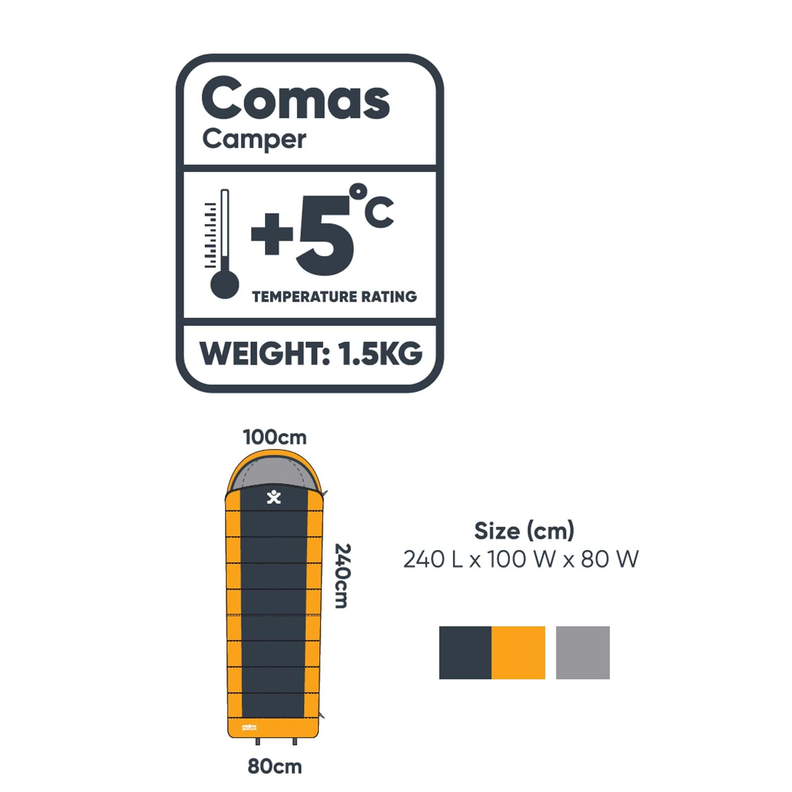 Explore Planet Earth - Comas Camper Sleeping Bag - RV Online