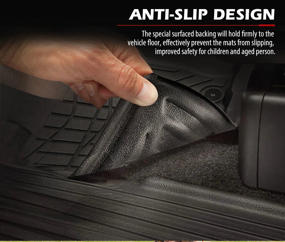 KIWI MASTER 3D Car Floor Mats Fit Mitsubishi Triton MQ 2015-2018 - RV Online