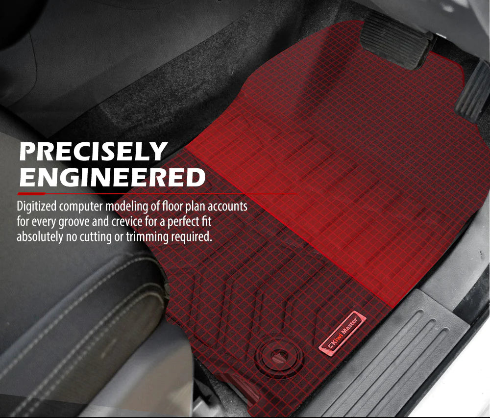 KIWI MASTER 3D Car Floor Mats Fit Toyota Hilux Dual Cab MY 2016 - NEW – RV Online