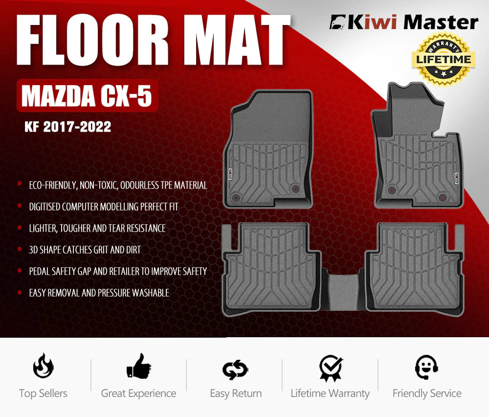 KIWI MASTER 3D Car Floor Mats Fit Mazda CX-5 KF 2017-2022 – RV Online