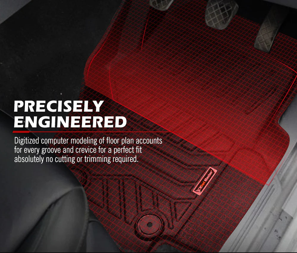 KIWI MASTER 3D Car Floor Mats Fit VW Volkswagen Amarok 2010-2022