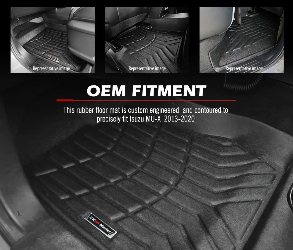 KIWI MASTER 3D Car Floor Mats Fit Isuzu MU-X 2013-2020 – RV Online