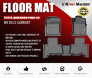 KIWI MASTER Car Floor Mats Fit Toyota Landcruiser Prado 150 MY 2013-Cu – RV Online