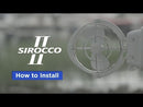 Sirocco II Fan 12v 24v - WHITE OR BLACK