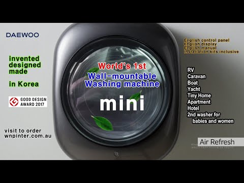 Winia (Daewoo) Wall Mounted Washer Dryer Combo - RV Online