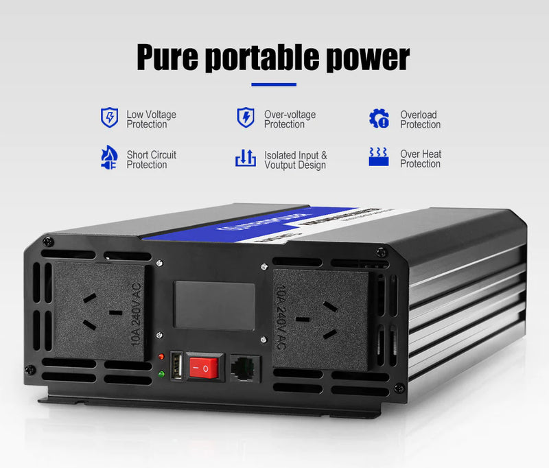ATEM POWER Pure Sine Wave Inverter 3000W