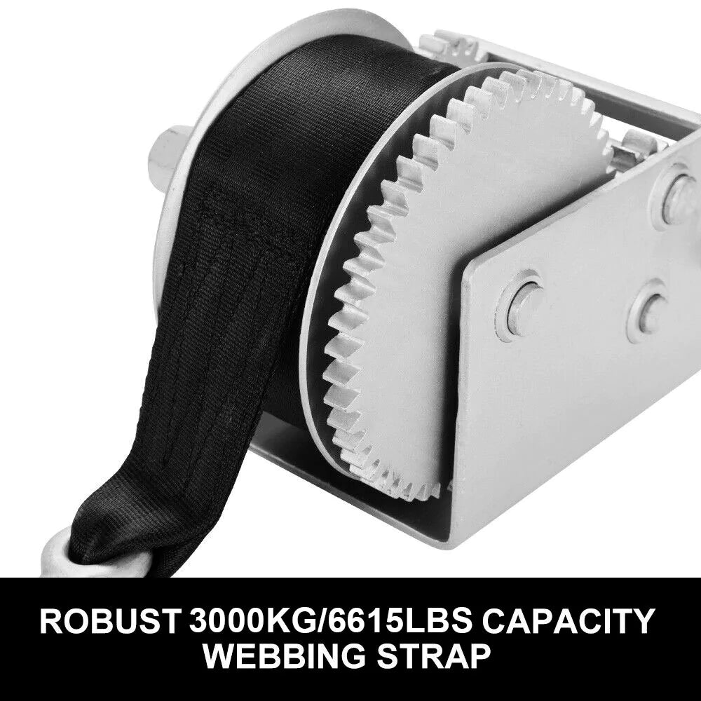 FIERYRED Hand Winch 3000kg