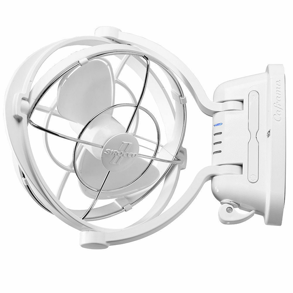 Sirocco II Fan 12v 24v - WHITE OR BLACK