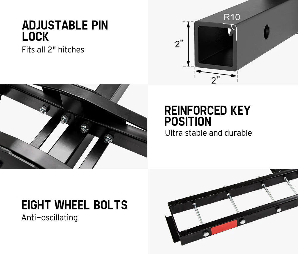 SAN HIMA Motorcycle Carrier Rack 227kg Capacity