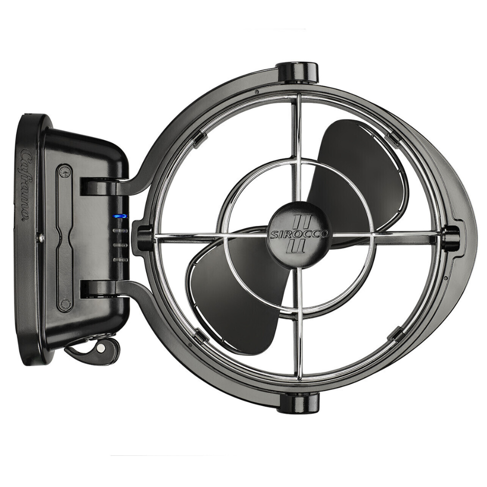 Sirocco II Fan 12v 24v - WHITE OR BLACK