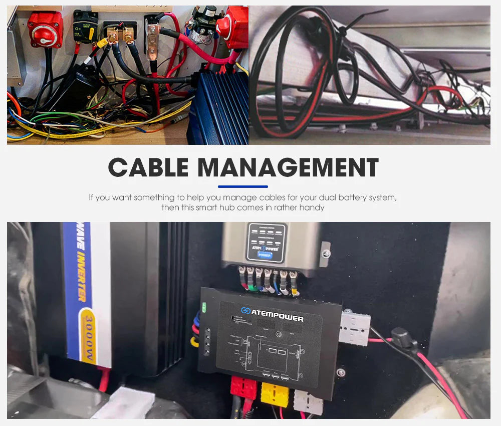 ATEM POWER Dual Battery System Smart Hub