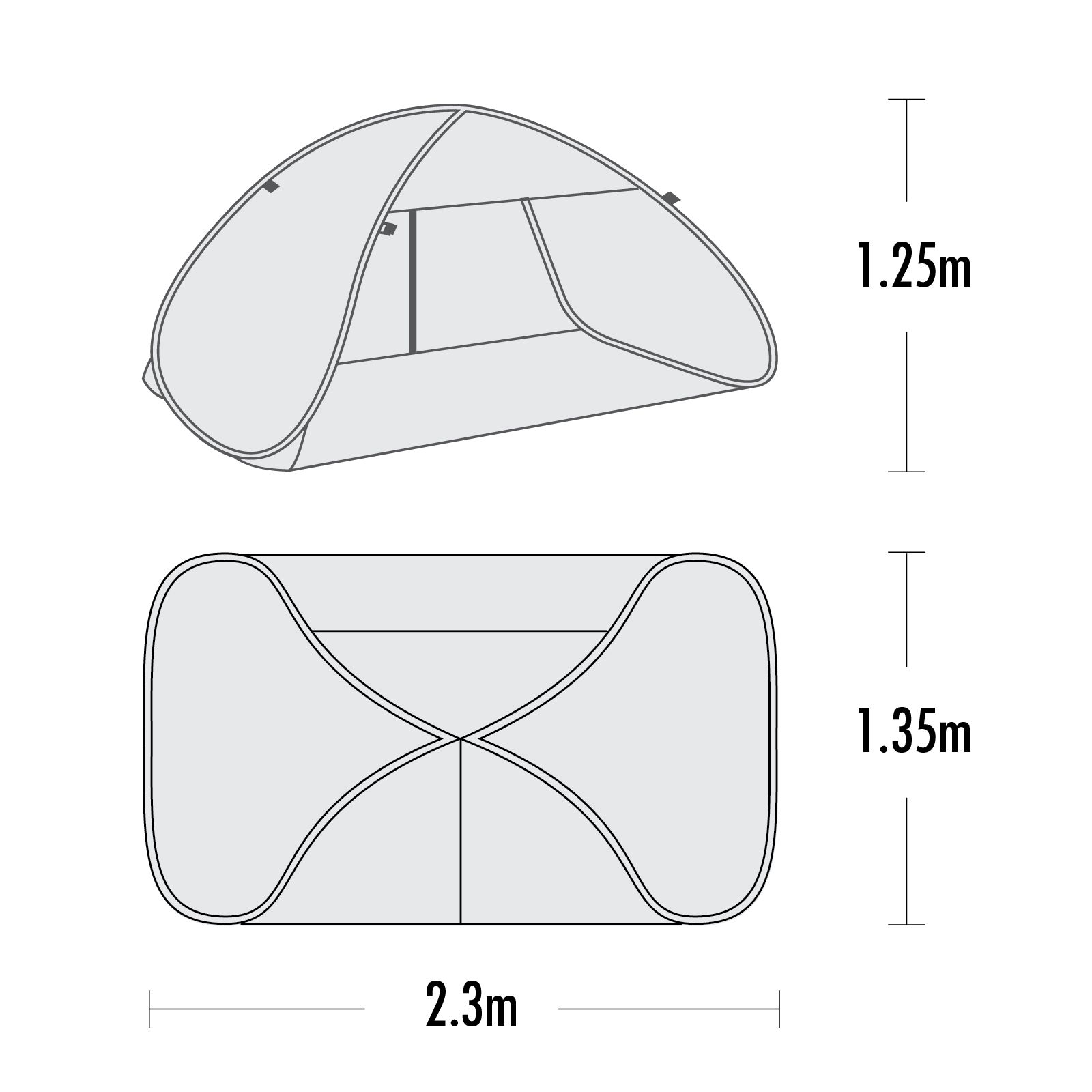 Explore Planet Earth - Speedy Medium Pop Up Sun Shelter - RV Online